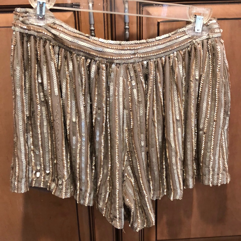 Parker sequined mini shorts/skirt - Picture 4 of 4